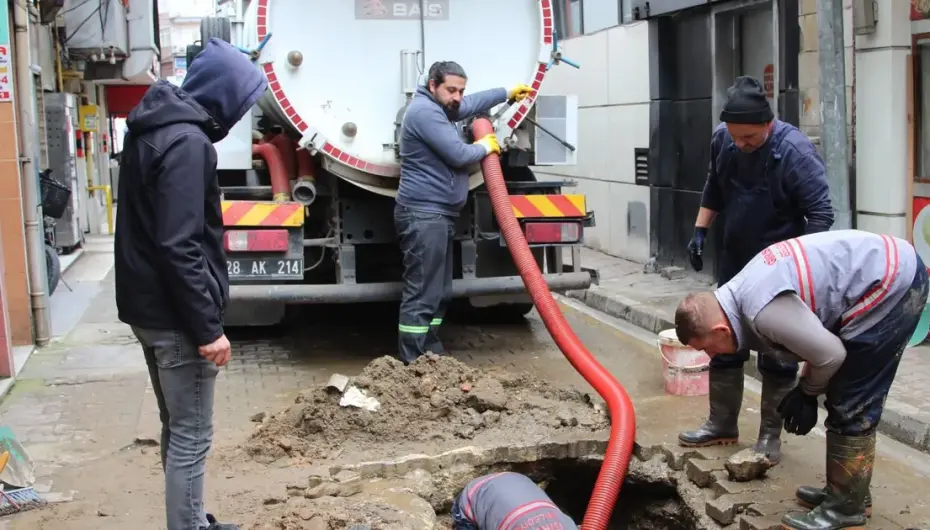 Giresun şehir genelinde yoğun çalışma