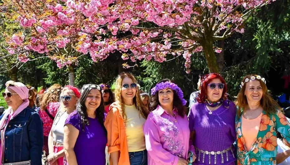Ankaralı kadınlar baharı Sakura Şenliği'yle karşıladı