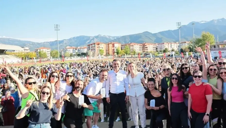Kadınların ritmi Denizli’ye enerji kattı