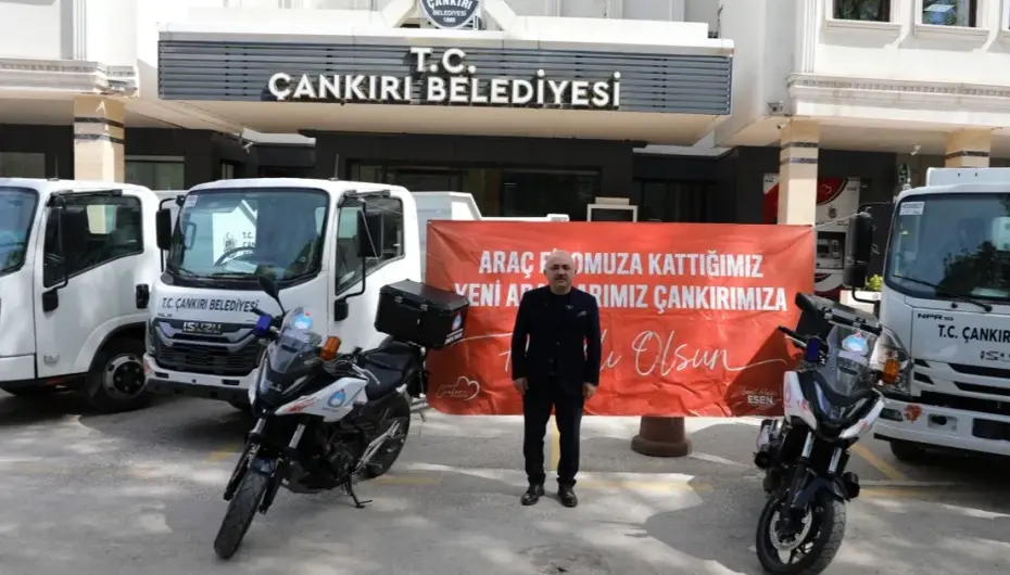 Çankırı Belediyesi yeni araç sayısı 100’ü aştı