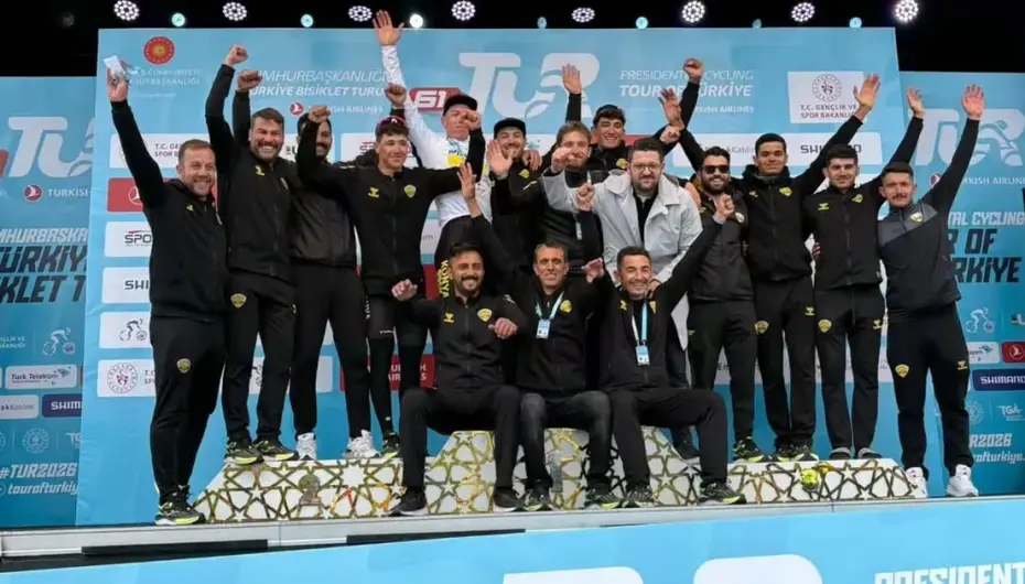 Konyalı sporcular Cumhurbaşkanlığı Turu'nda göz doldurdu