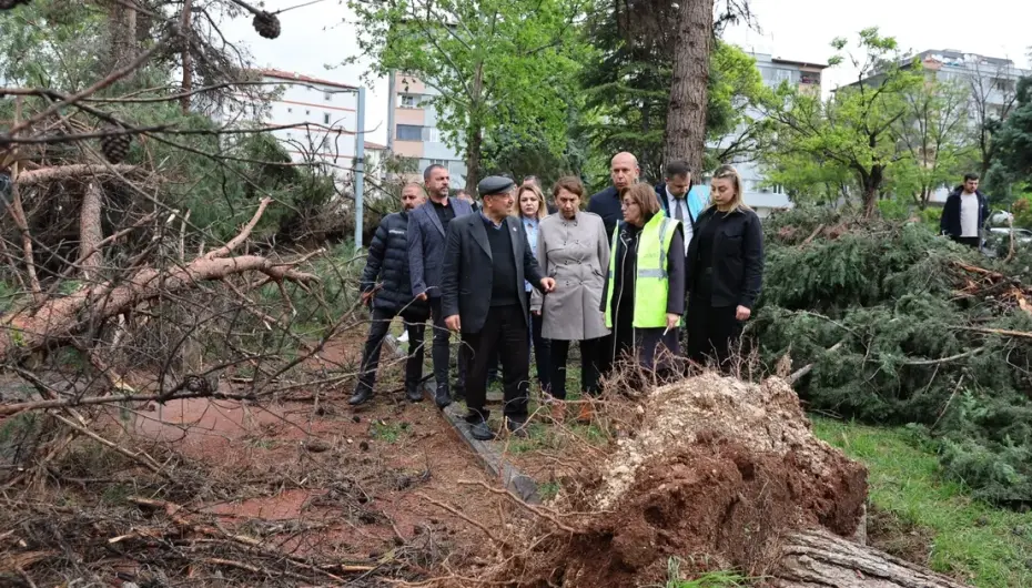 Gaziantep’te 'süper hücre'ye karşıu tüm ekipler sahada