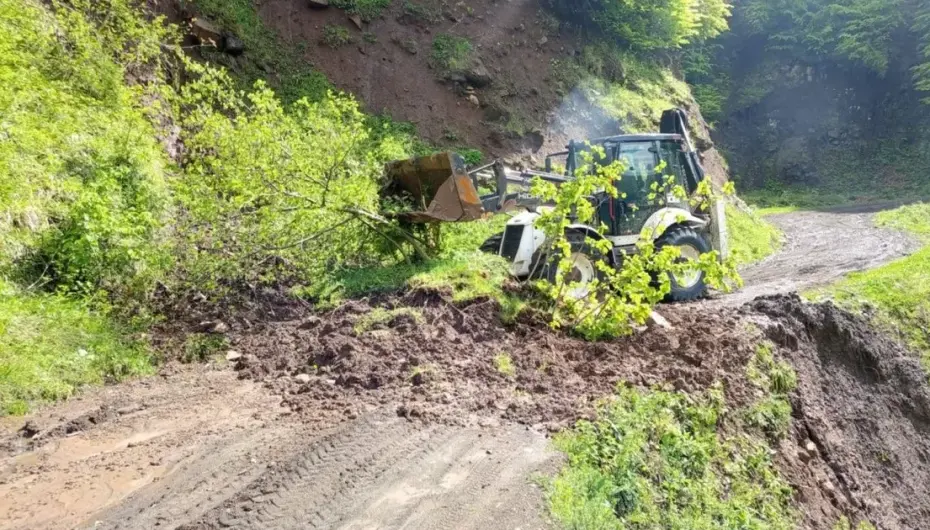 Ordu’da kuvvetli yağış sonrası 120 heyelan