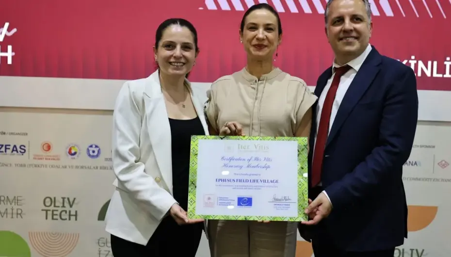 Efes Tarlası Yaşam Köyü Iter Vitis rotasında