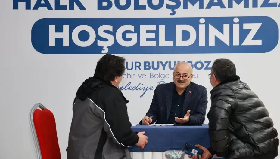 Gebze'de Başkan Büyükgöz halkı dinledi