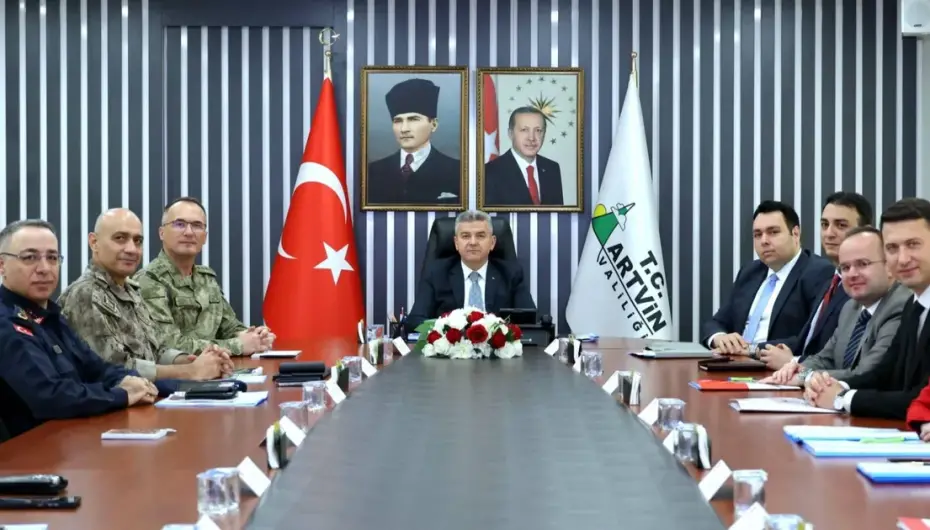 Artvin'de Güvenlik Kurulu toplandı