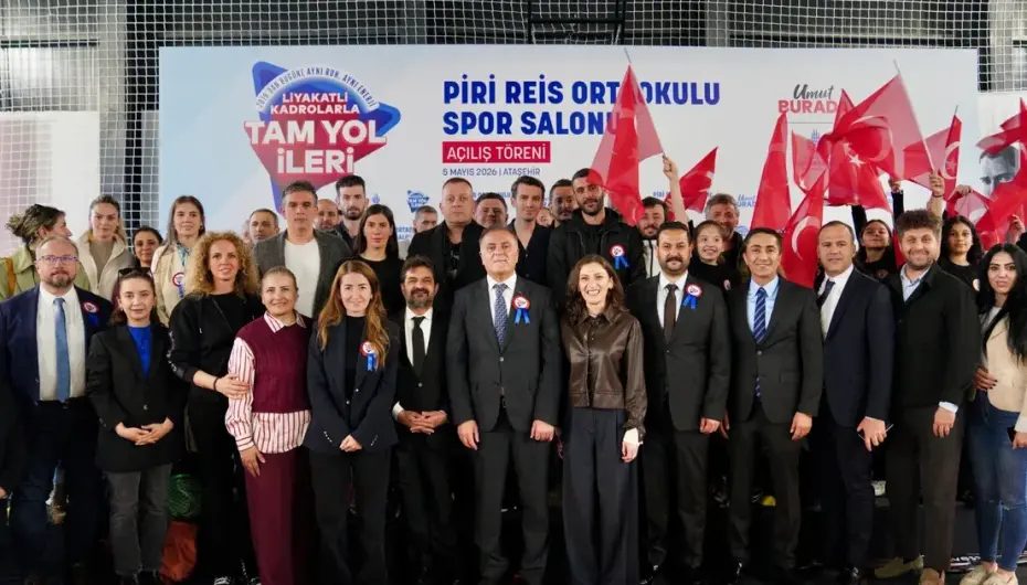 İstanbul Ataşehir’de okul bahçesine modern spor salonu