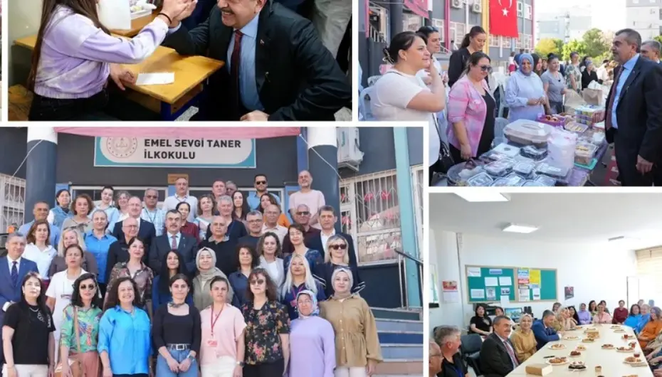 Antalya'da Bakan Tekin'den okul ziyareti