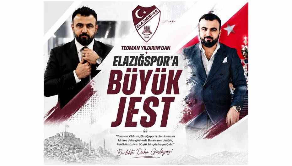 Teoman Yıldırım, Elazığspor’un Şampiyonluk Yolunda Önemli Destek Sağladı