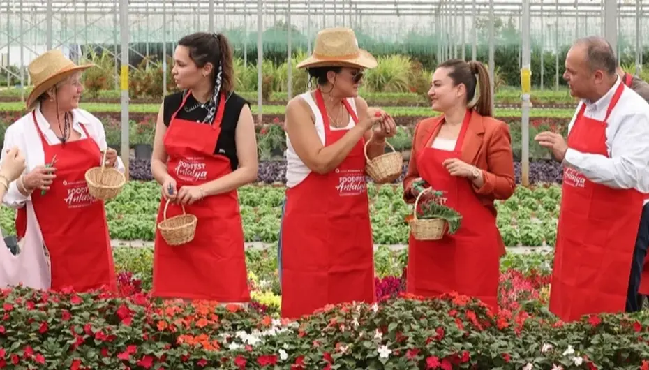 5. Uluslararası Antalya FoodFest Gastronomi Festivali’nde hasat etkinliği