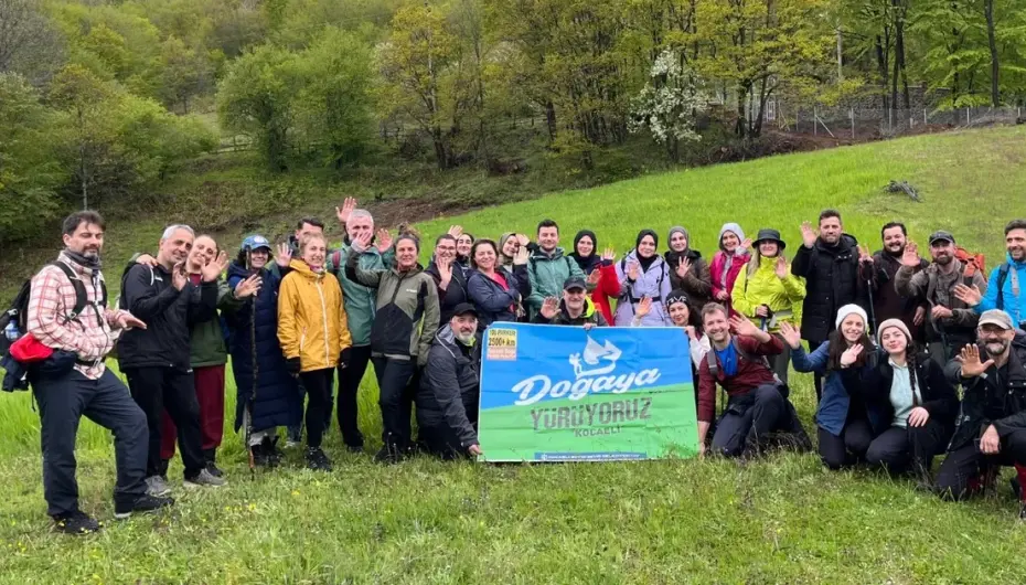 Kocaeli Büyükşehir’in doğa yürüyüşüne büyük ilgi