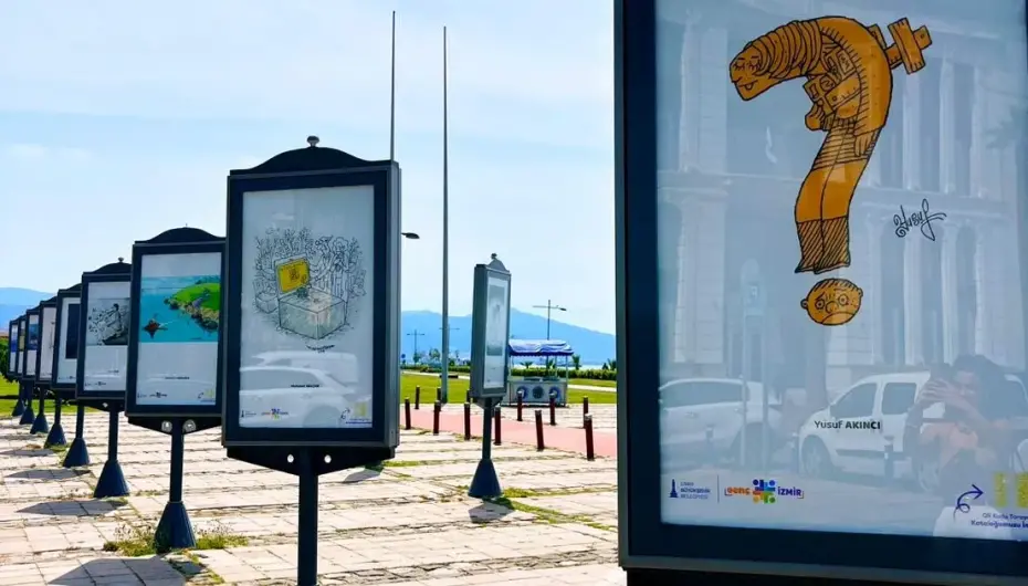 'Gençlik Nerede?' karikatür sergisi İzmir’de açıldı