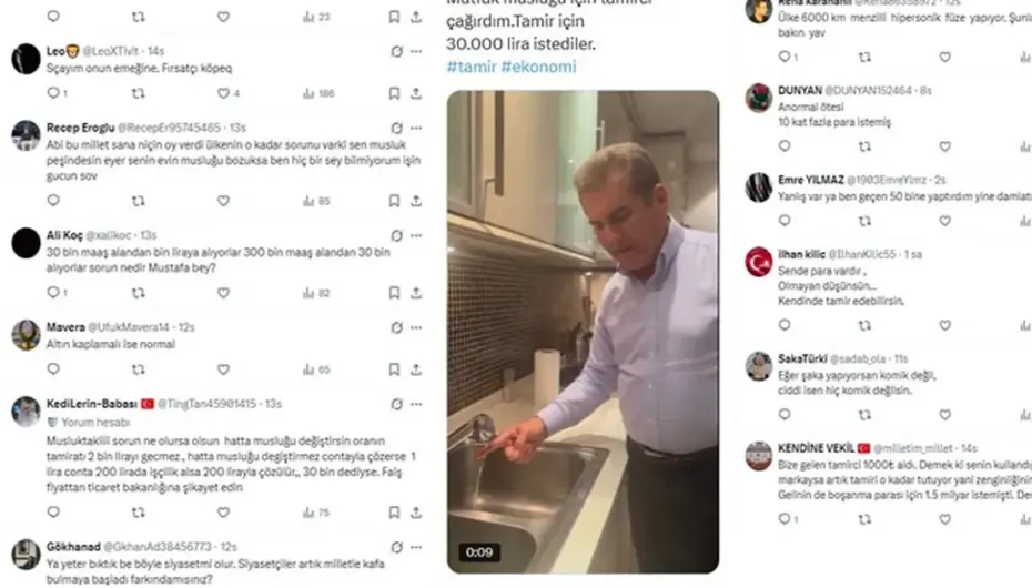 Mustafa Sarıgül’ü sosyal medyada Ti’ye aldılar