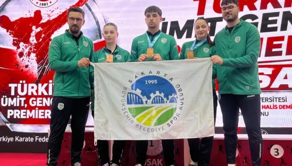 Sakarya’nın sporcuları farklı illerde kürsüde