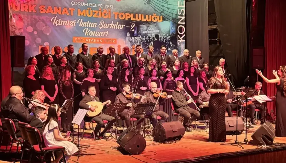 Çorum’da Türk Sanat Müziği gecesi