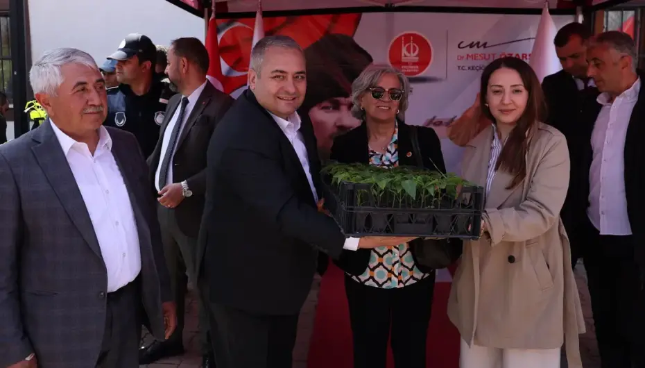 Ankara Keçiören'de çiftçilere fide desteği