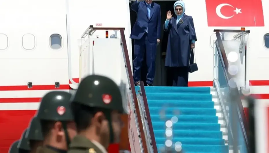 Cumhurbaşkanı Erdoğan Kazakistan’a uğurlandı