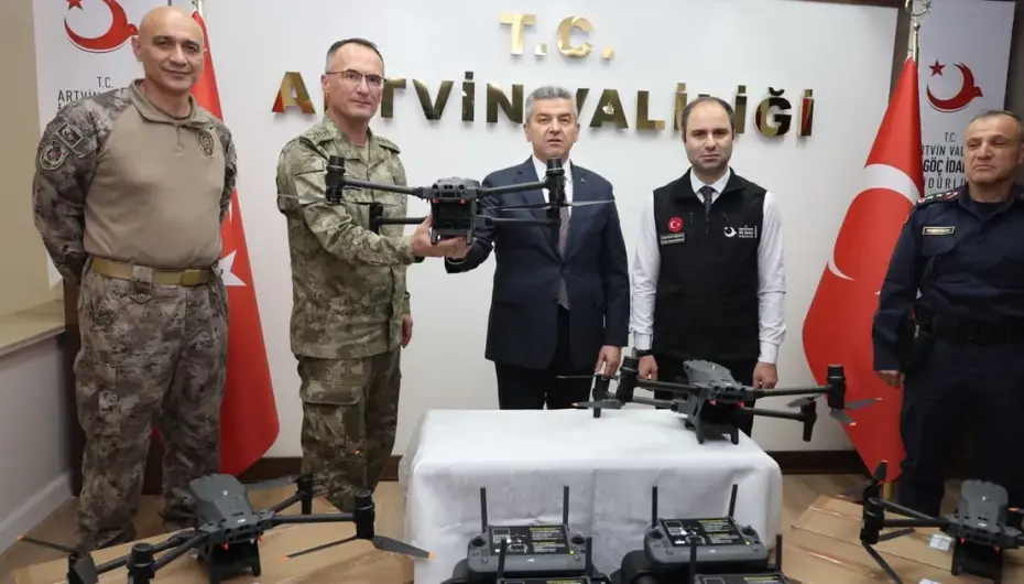 Artvin’de 4 termal drone göreve başladı