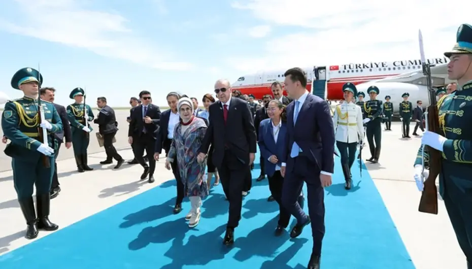 Cumhurbaşkanı Erdoğan Türkistan'da