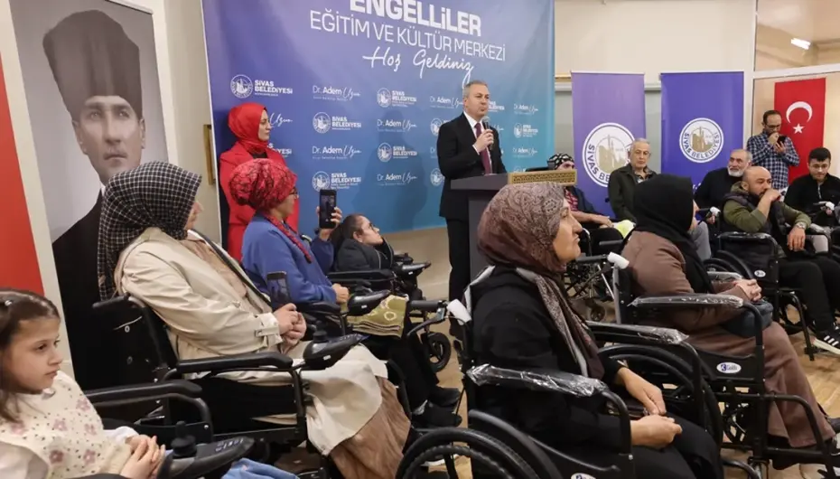 Sivas Belediyesi'nden engelsiz yaşama güçlü destek