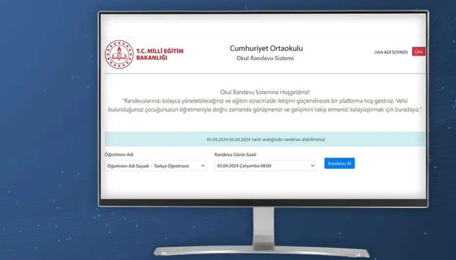 Okullarda güvenliğe yeni adım... Veli Randevu Sistemi yenileniyor