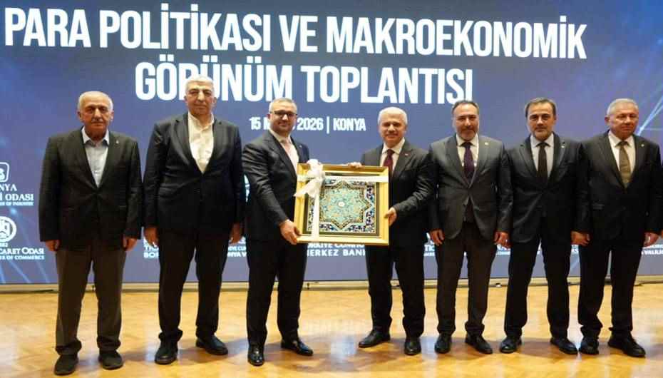 Merkez Bankası Başkanı Karahan, Konya işdünyasına para politikası sunumu yaptı!