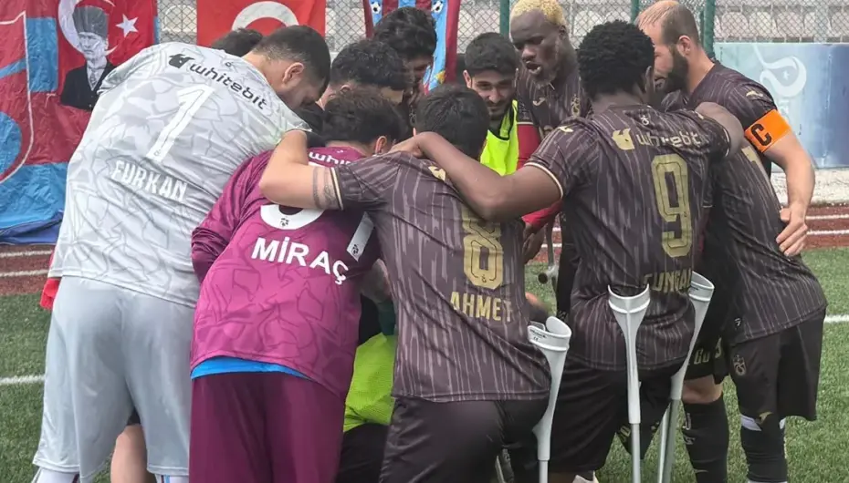 Trabzon Ampute Futbol Takımı üçüncülüğü garantiledi