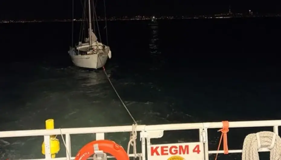 Kınalıada açıklarında korku dolu anlar
