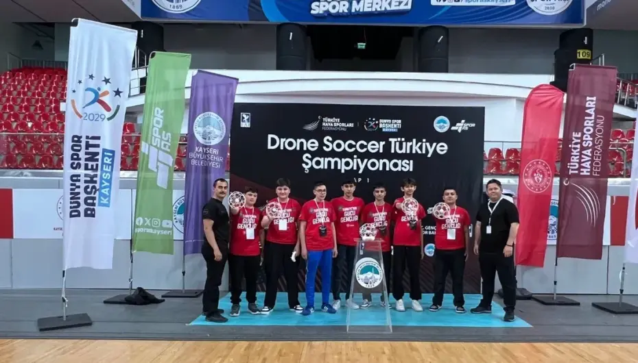 Kayseri'de Drone Soccer Türkiye Şampiyonası heyecanı