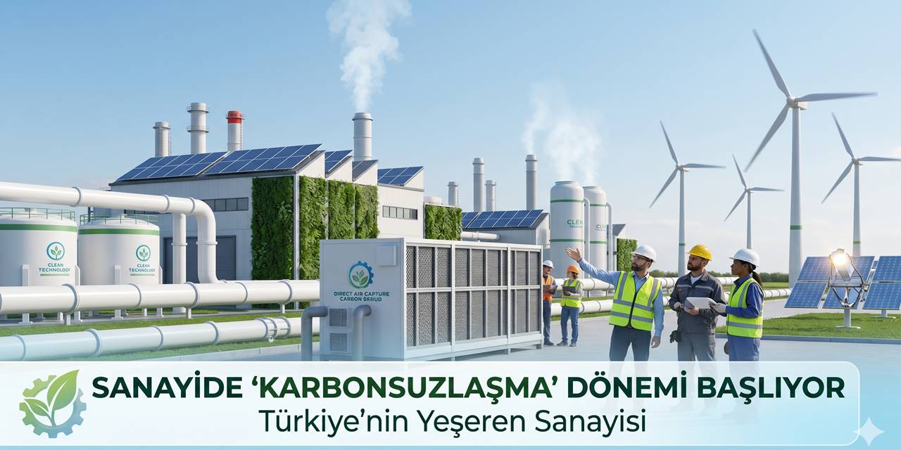 Sanayide ‘karbonsuzlaşma’ dönemi başlıyor