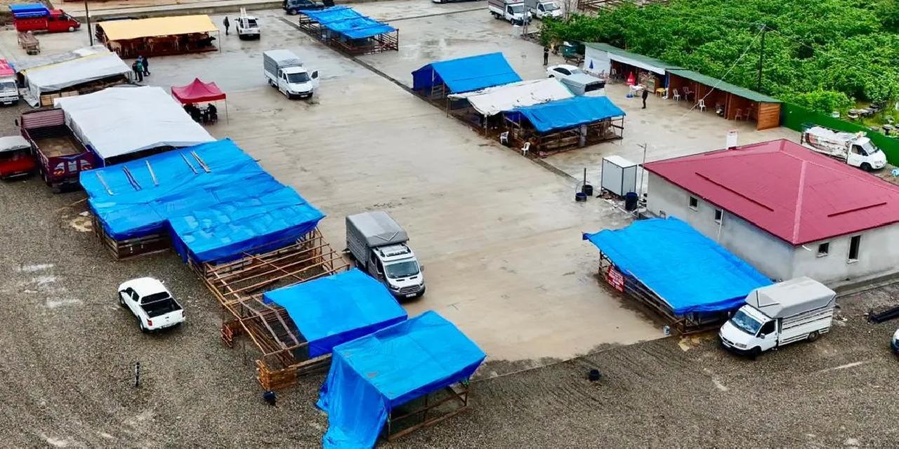 Giresun’da kurbanlıklar için yeni pazar