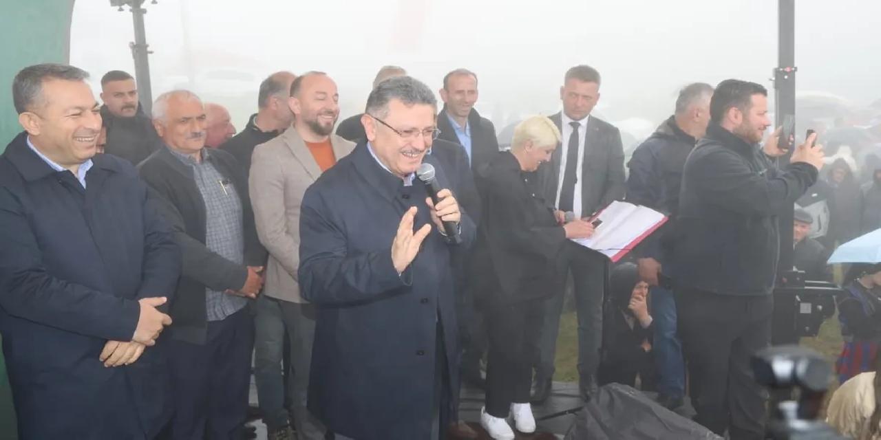 Trabzon Kavalık Yaylası’nda bahar şenliği ve yol müjdesi