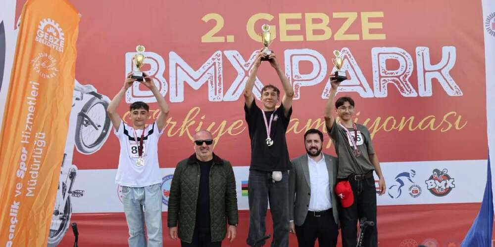 Gebze’de BMX Park Türkiye Şampiyonası nefes kesti