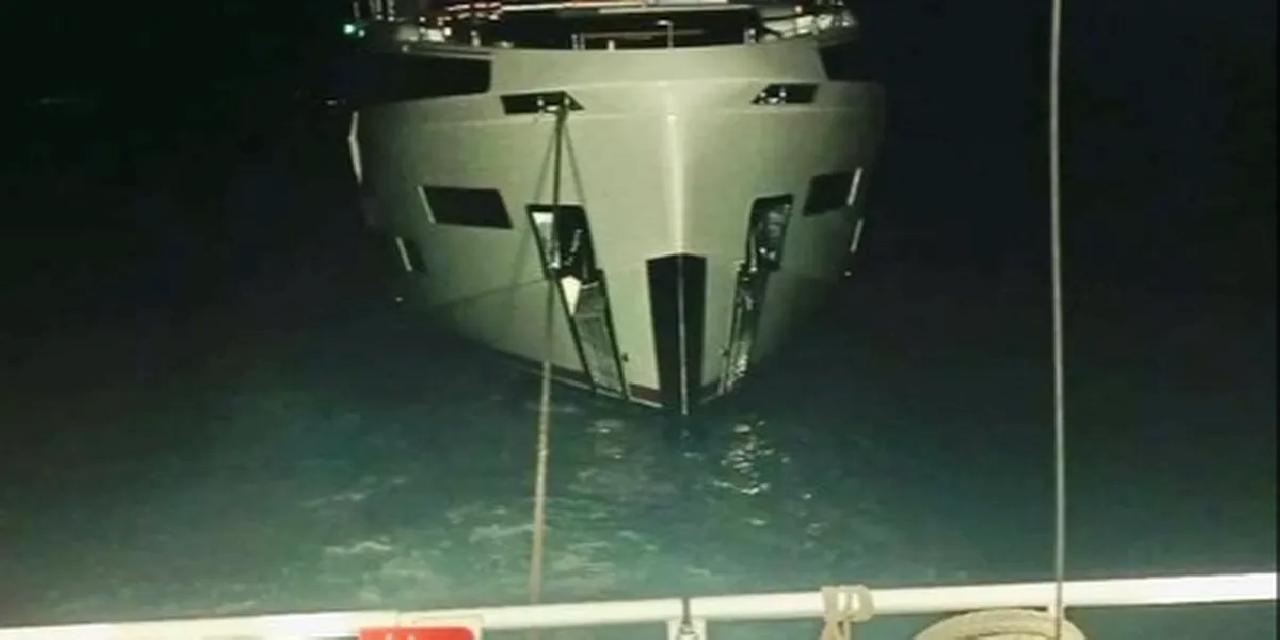Lapseki açıklarında arızalanan teknedeki 4 kişi kurtarıldı