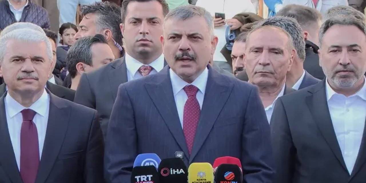 Bakan Çiftçi baba ocağı Konya’da... Güvenlik güçlerine telsizden seslendi
