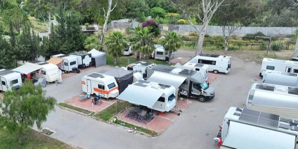 Konyaaltı Karavan Park’ta bayram yoğunluğu