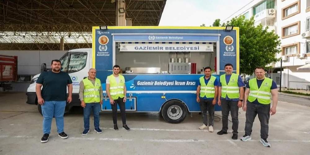İzmir Gaziemir Belediyesi’nden taziye hizmeti