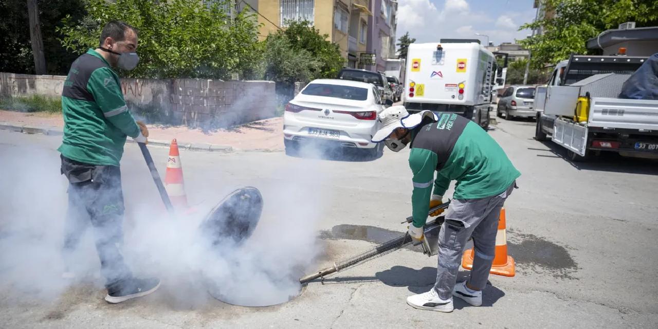 Mersin’de kurban kesim alanlarında hijyen çalışması