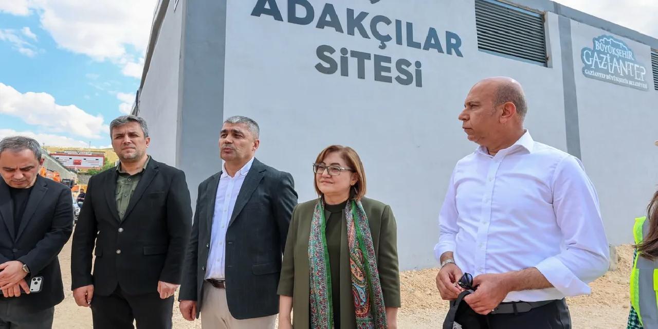 Gaziantep Besi OSB'deki yeni siteye yakın mercek