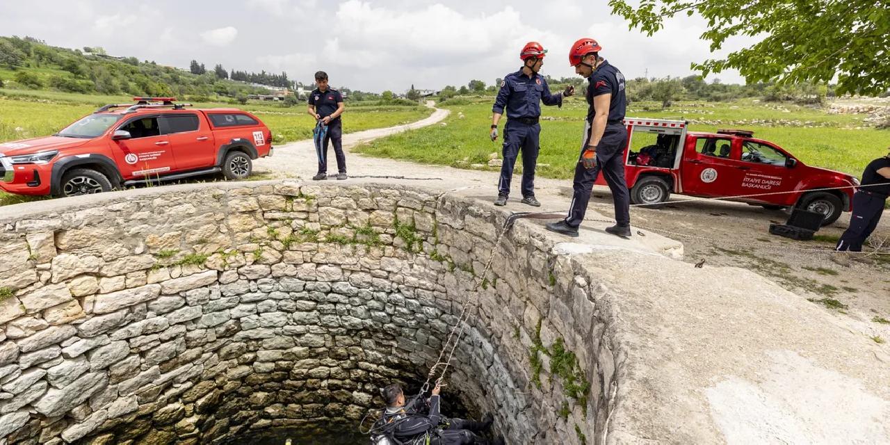 Mersin İtfaiyesinden boğulma vakalarına karşı tatbikat