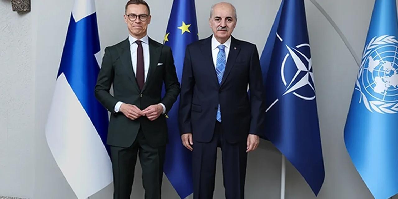 Finlandiya Cumhurbaşkanı, TBMM Başkanı Kurtulmuş'u kabul etti