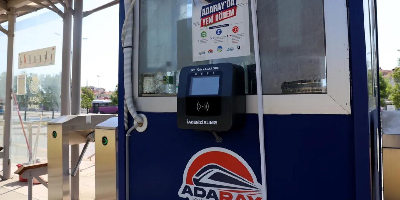 Sakarya ulaşımında ‘gittiğin kadar öde’ dönemi ADARAY ile başladı
