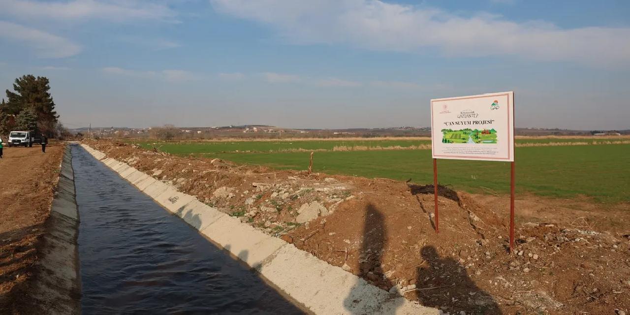 Gaziantep'te 'Cansuyum' projesi hızla ilerliyor