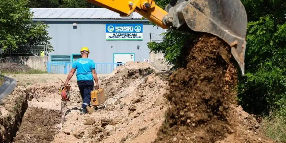 Sapanca’nın 5 mahallesinde içme suyu altyapısı yenileniyor