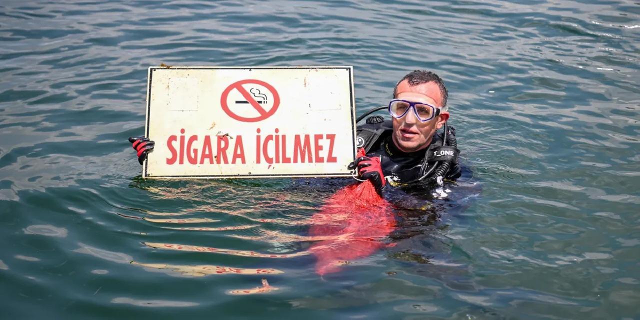 Denize bakın neler atmışlar!