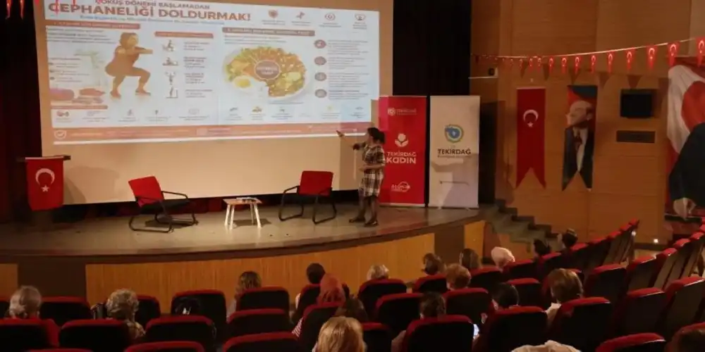 Tekirdağ'da kadınlar için sağlık semineri