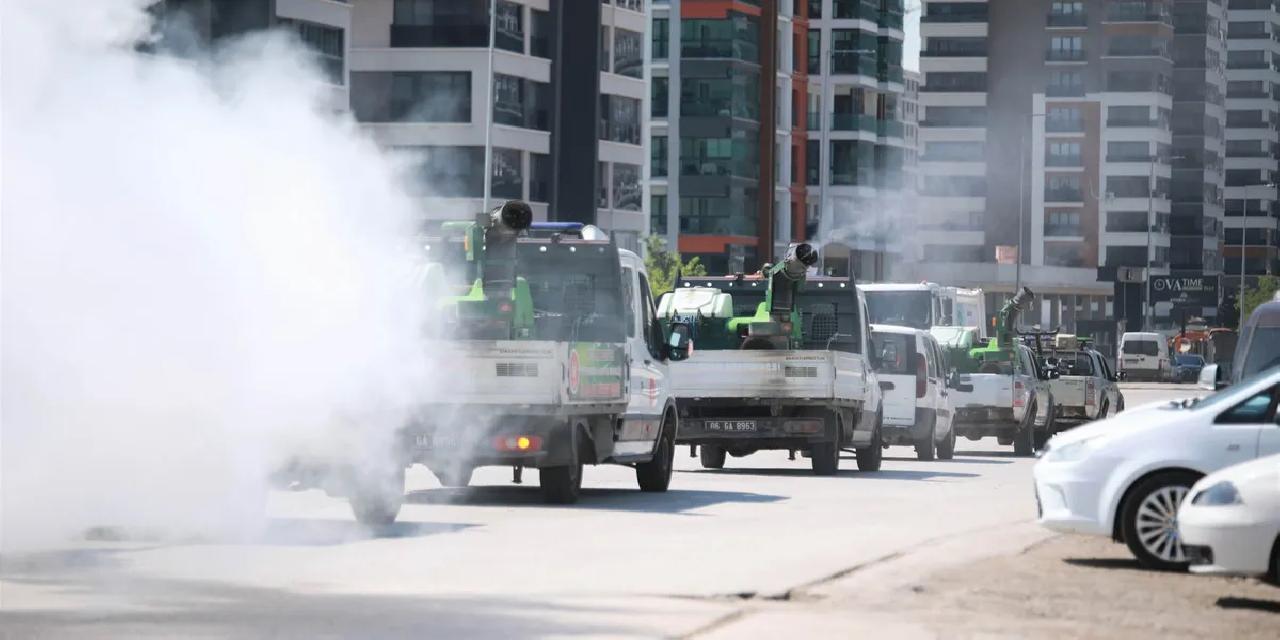 Ankara Keçiören'de 7/24 ilaçlama seferberliği