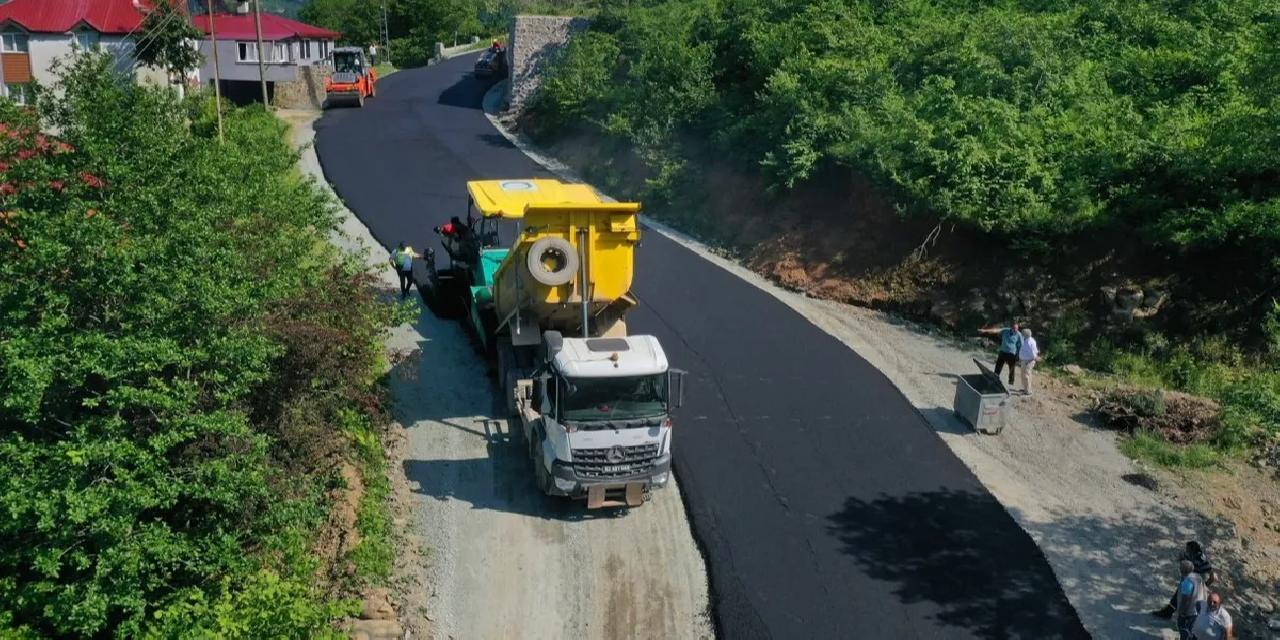 Ordu’da kırsal ulaşım yatırımları devam ediyor