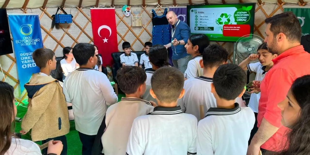 Ordu Büyükşehir Belediyesi Sıfır Atık Festivali’nde çalışmalarını tanıttı