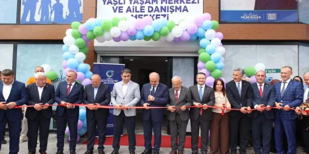 Ordu’da Yaşlı Yaşam Merkezi ve Aile Danışma Merkezi açıldı